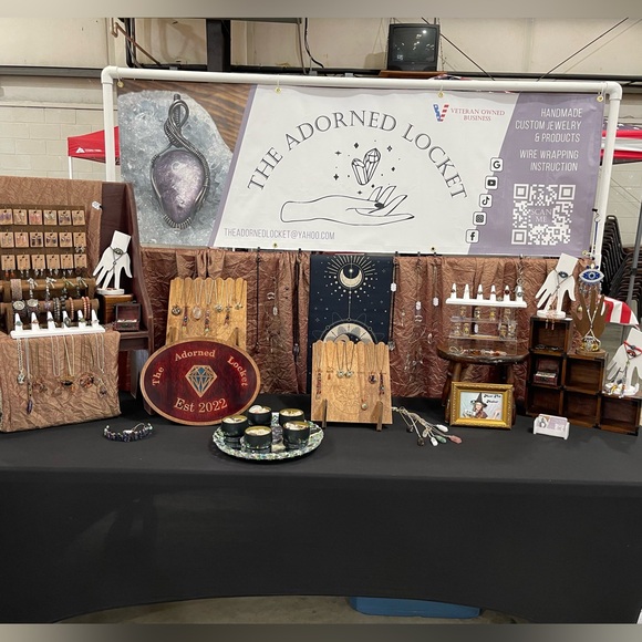 Uranium Czech Glass Nautilus coper wrapped ring💚 - Picture 8 of 12